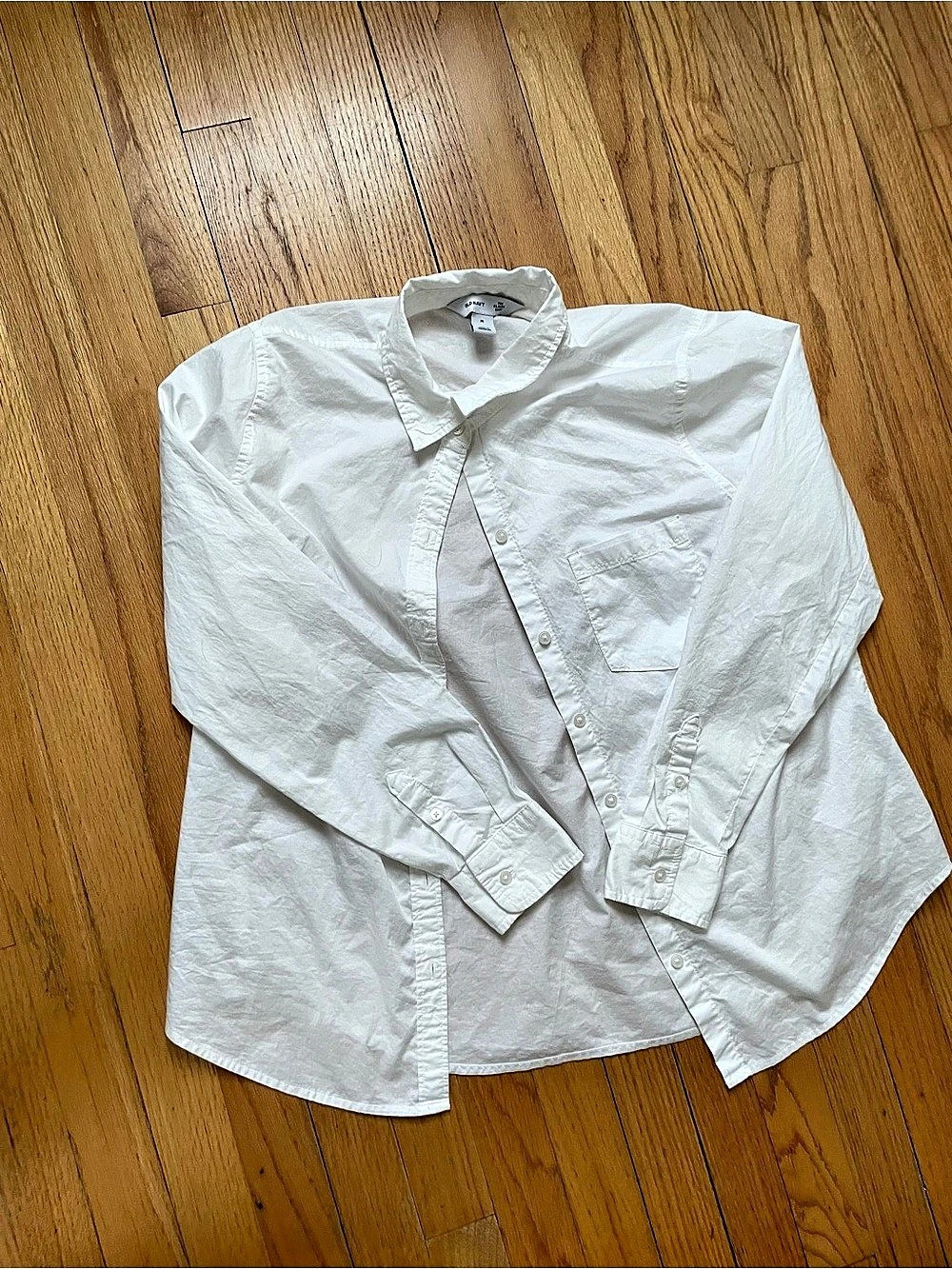 Old Navy The Classic Shirt Button Down Shirt in White Size Medium
